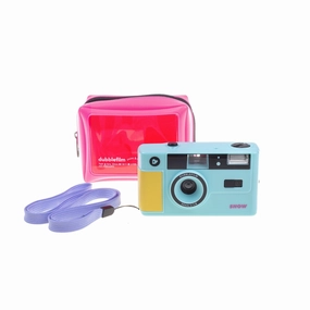 Dubblefilm SHOW 35mm Film Camera - Turquoise mirrorless camera