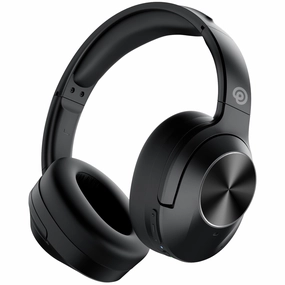 E11 Active Noise Cancelling Headphones Wireless Over Ear Bluetooth Headphones with Microphone Deep Bass, 30H Playtime - Black bone conduction headphones, kids headphones