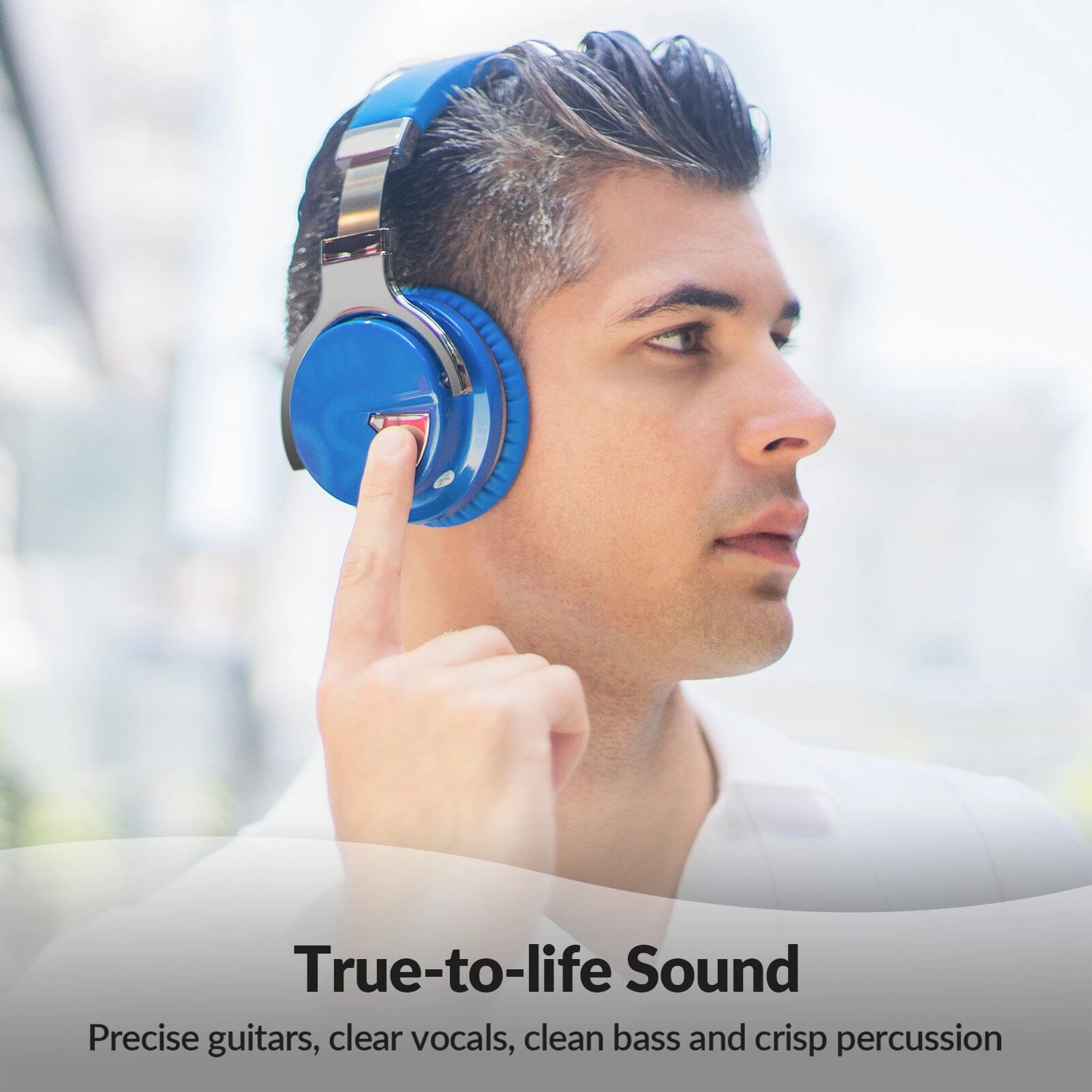 E7 Active Noise Cancelling Bluetooth Over-ear Headphones