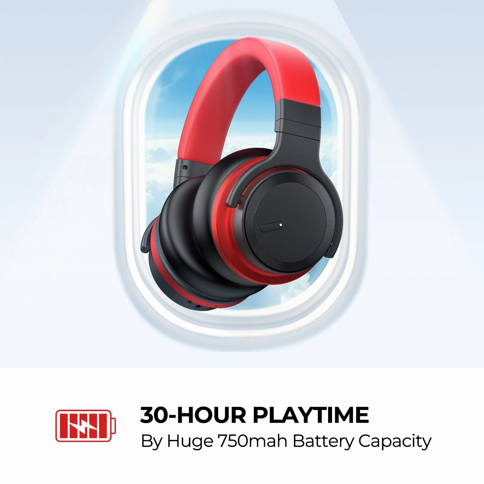 E7 Active Noise Cancelling Headphones Wireless 5.0 Bluetooth Headphones with Rich Bass