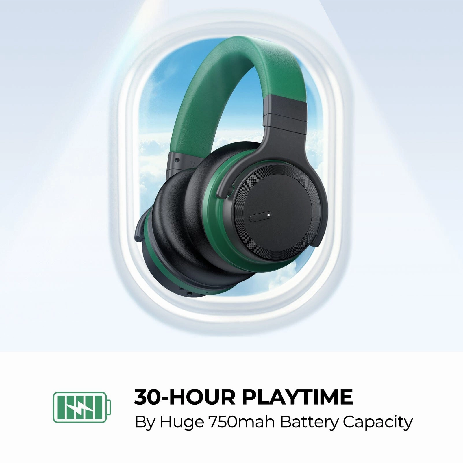 E7 Active Noise Cancelling Headphones Wireless 5.0 Bluetooth Headphones with Rich Bass