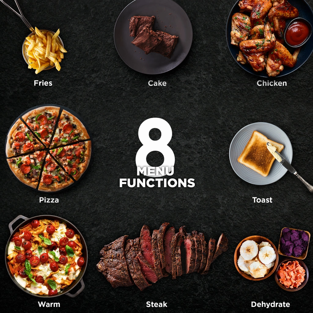 Elite 10L Multi-Use Digital Air Fryer Oven Stainless Steel