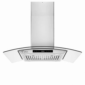 Empava 36 in. Kitchen 400 CFM Island Wall Mount Ducted Range Hood 36RH09