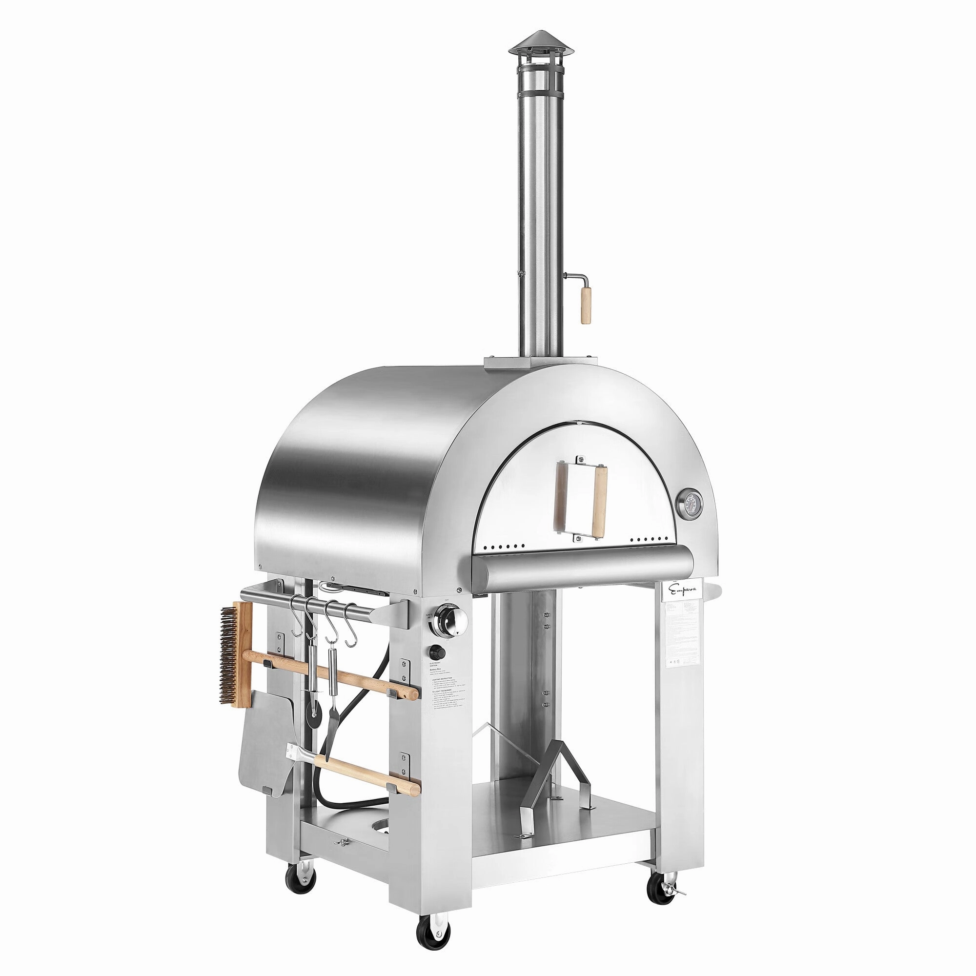 Empava Outdoor Wood Fired and Gas Pizza Oven PG03