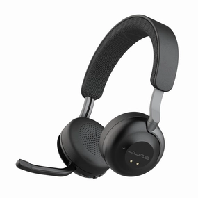 Epic WorkANC Wireless On-Ear HeadsetBlack bass headphones, foldable headphones