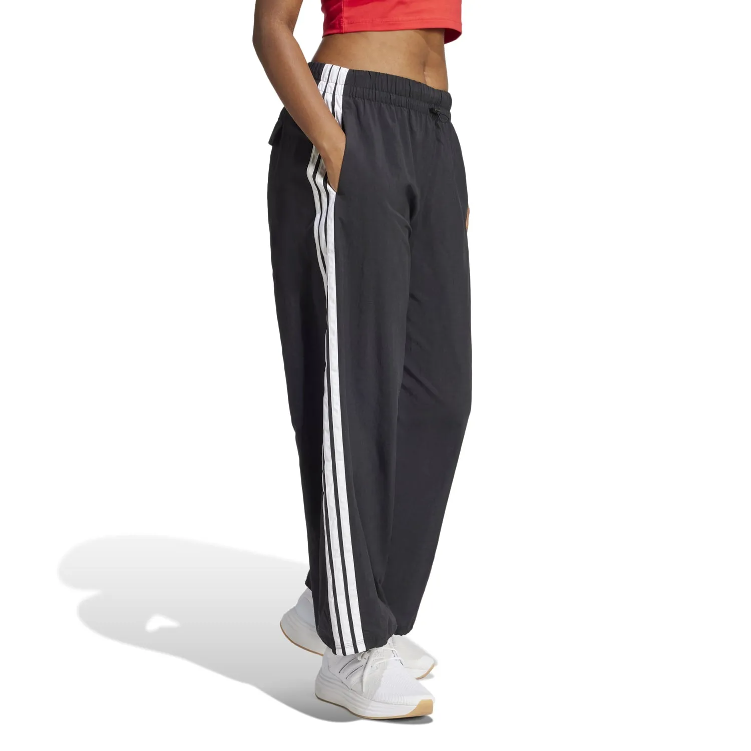 Essentials 3-Stripe Parachute Pant - Womens Clothing_Adidas