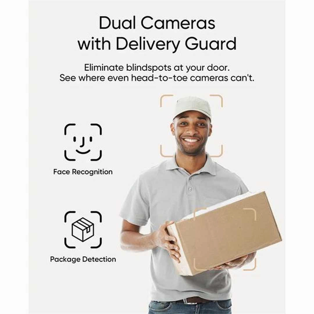Eufy E340 Video Doorbell 2K Dual Camera with Night Vision | E8214311