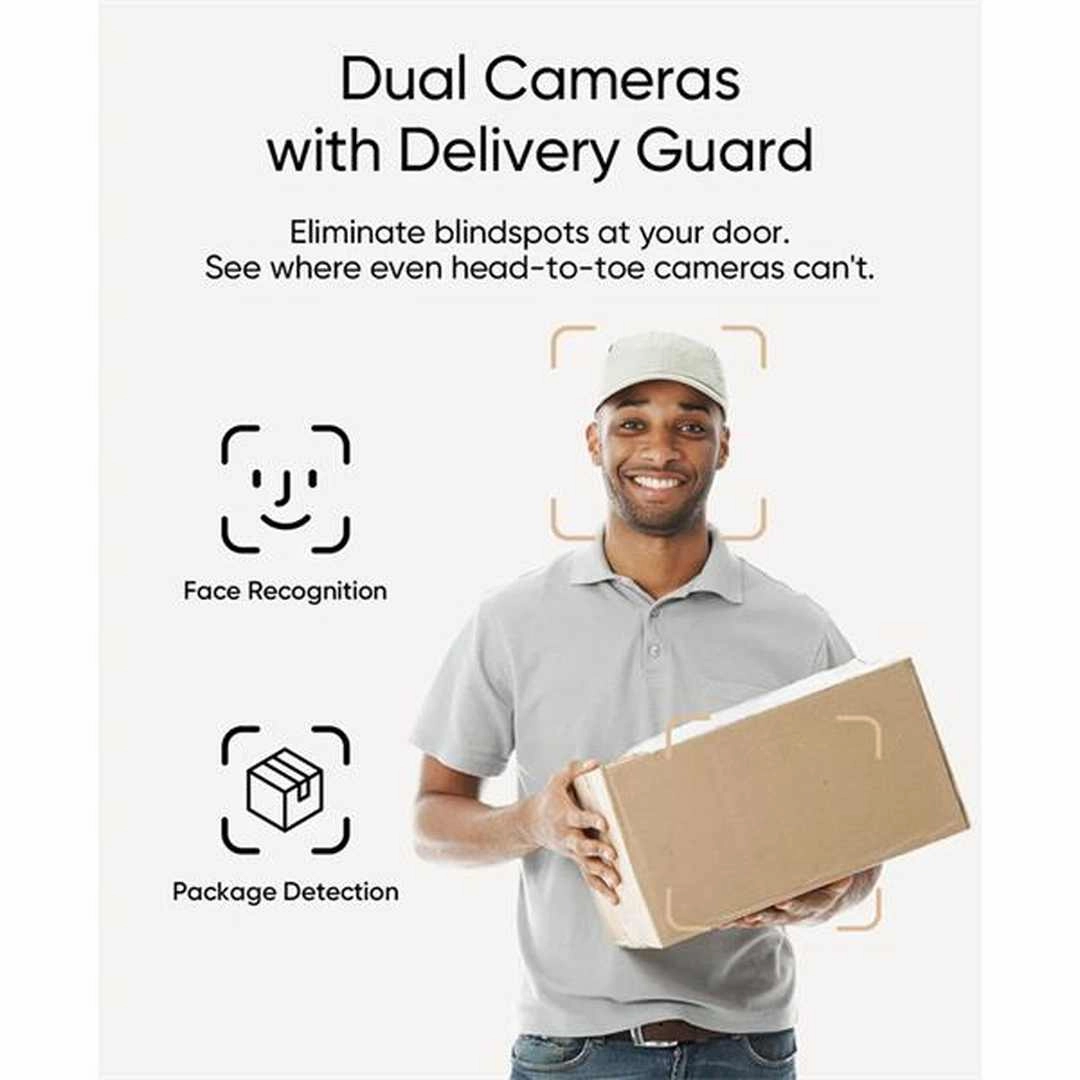 Eufy E340 Video Doorbell 2K Dual Camera with Night Vision | E8214311