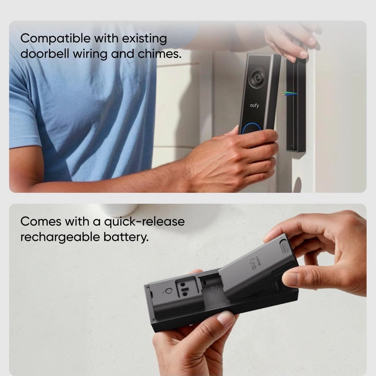 Eufy Video Doorbell C31 Smart Doorbell 2K - Black | T8223312
