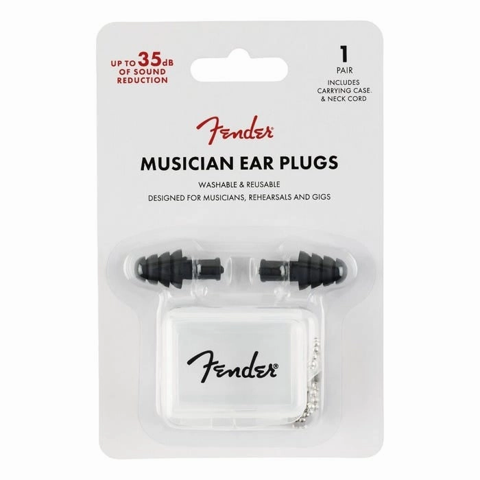 FENDER 0990542000 Musician Series Ear Plugs, Black