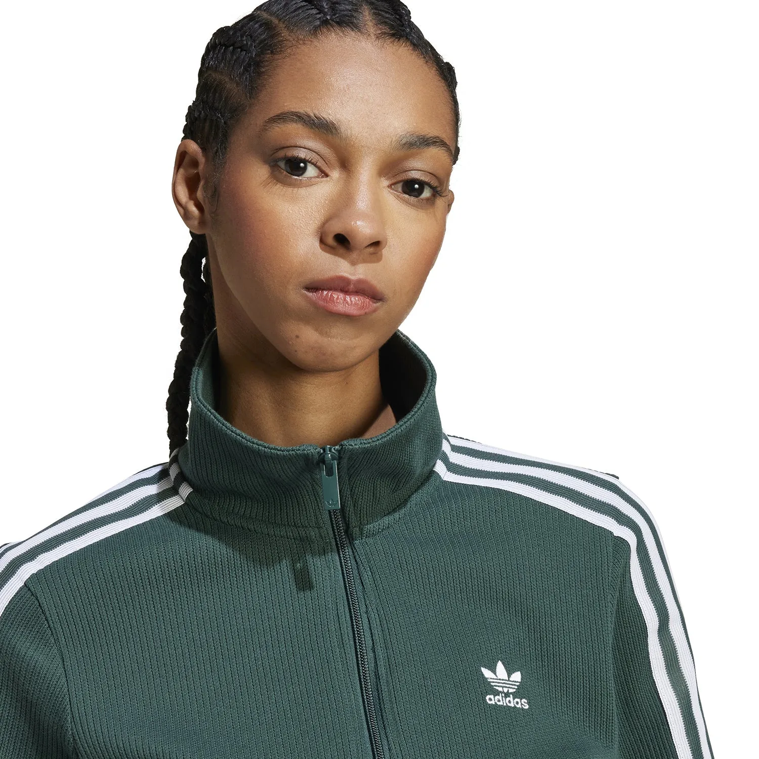Firebird Knitted Pinstipe Track Jacket - Womens Clothing_Adidas