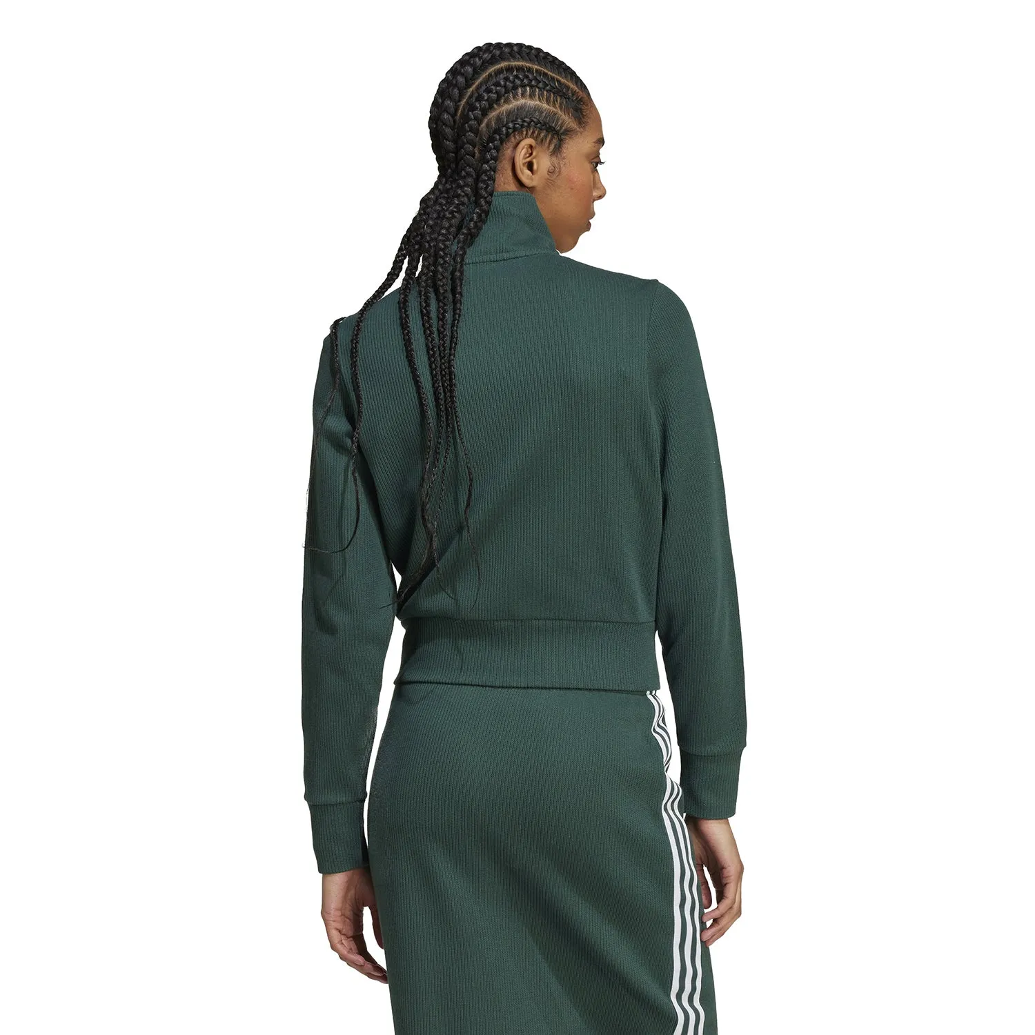 Firebird Knitted Pinstipe Track Jacket - Womens Clothing_Adidas