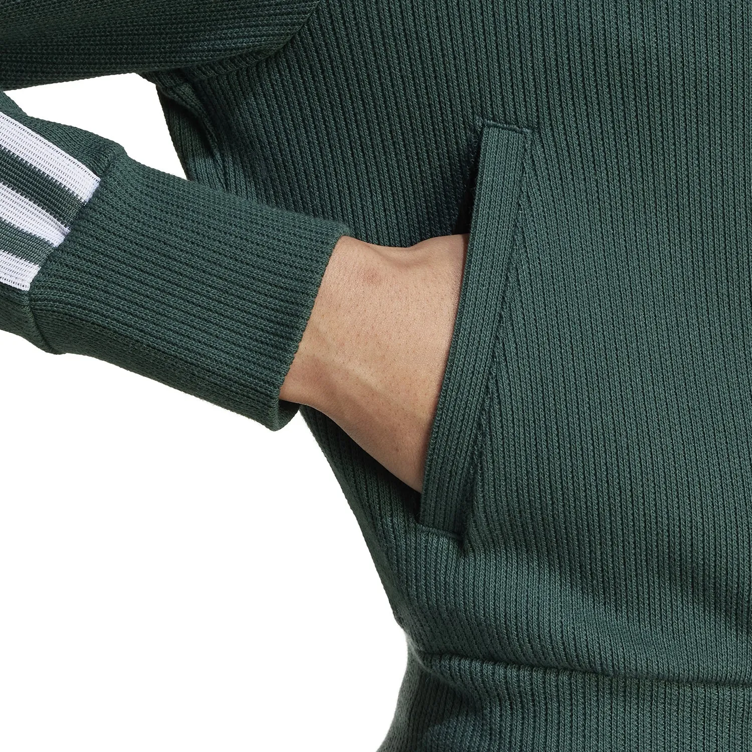 Firebird Knitted Pinstipe Track Jacket - Womens Clothing_Adidas