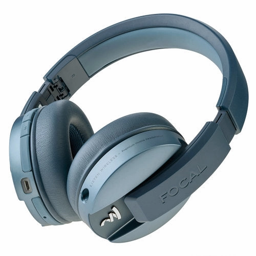 Focal Listen Wireless Bluetooth Headphones with Microphone for Smartphones - CHIC BLUE cheap headphones, sports headphones