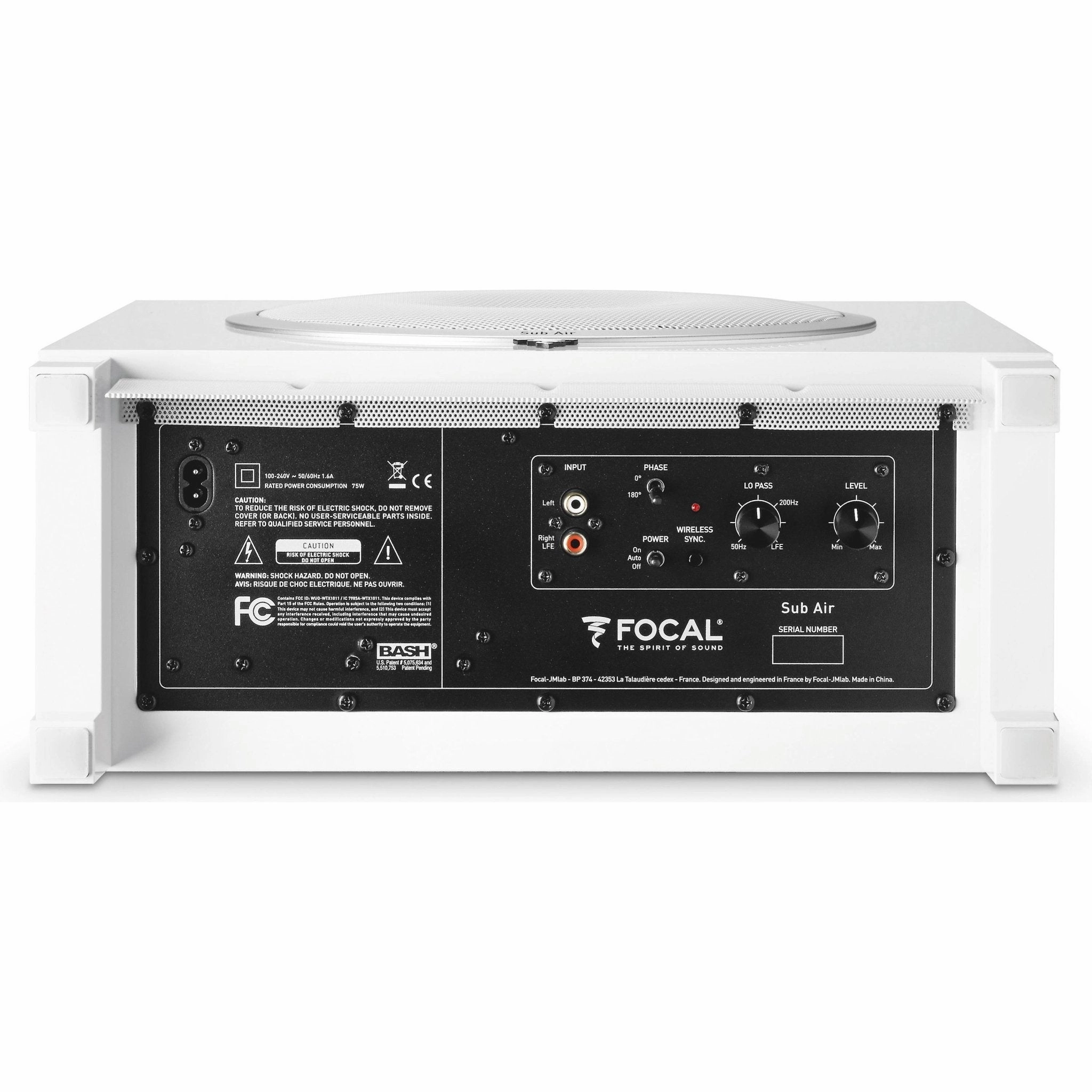 Focal Sub Air Compact - Thin - Wall Mountable Powered Subwoofer