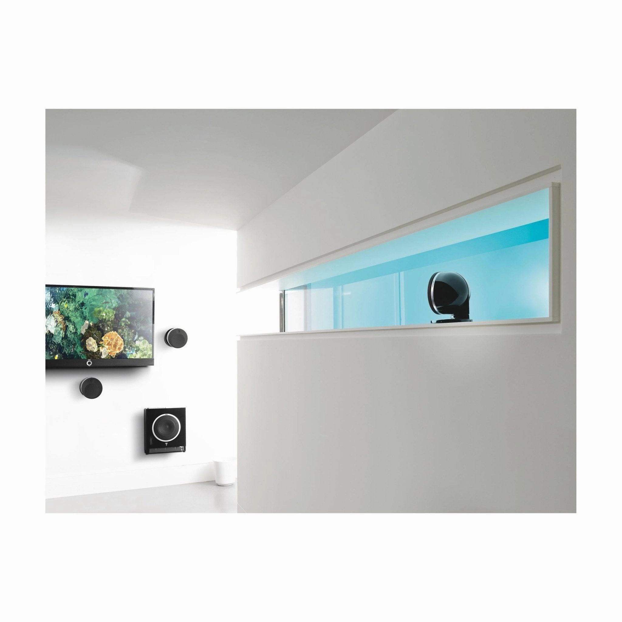 Focal Sub Air Compact - Thin - Wall Mountable Powered Subwoofer