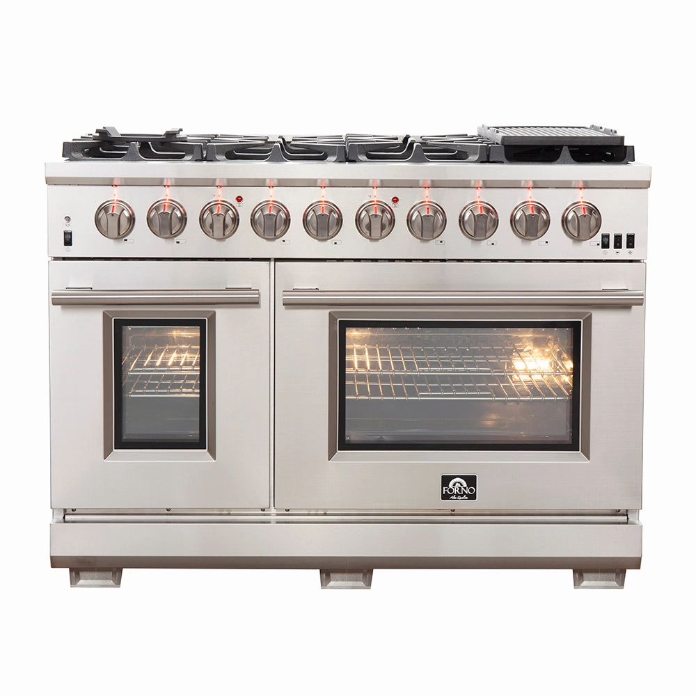 Forno Capriasca - Titanium Professional 48" Freestanding Gas Range