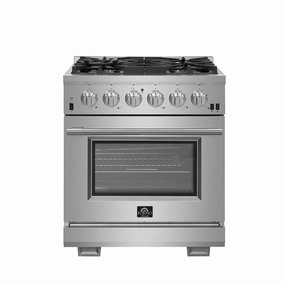 Forno FFSGS6260-30 WHT/BLK/RED/BLU Capriasca - Titanium Professional 30" Freestanding Door Gas Range