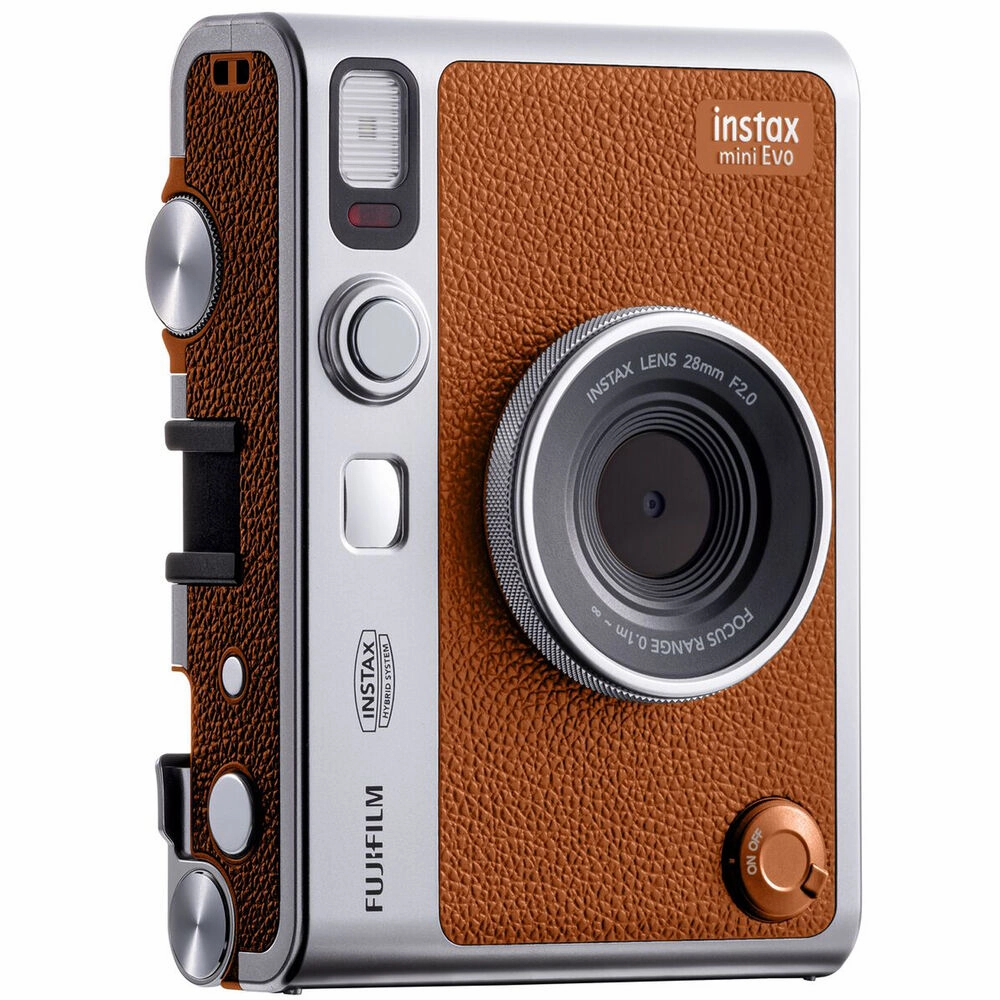 Fujifilm Instax Mini EVO Instant Camera - Brown