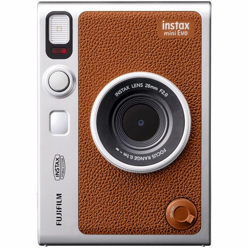 Fujifilm Instax Mini EVO Instant Camera - Brown