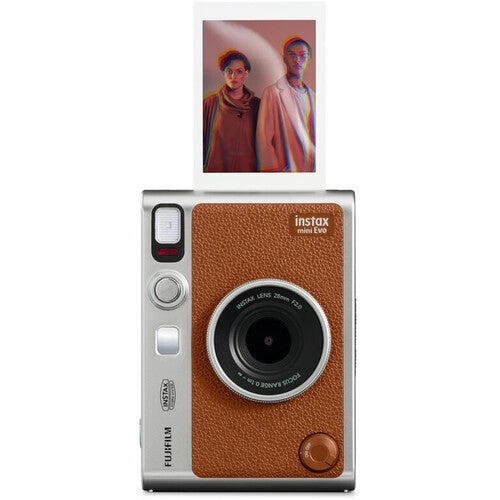 Fujifilm Instax Mini EVO Instant Camera - Brown