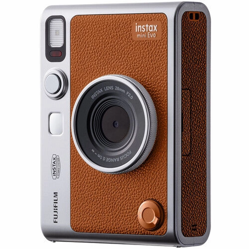 Fujifilm Instax Mini EVO Instant Camera - Brown