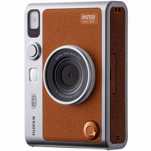 Fujifilm Instax Mini EVO Instant Camera - Brown