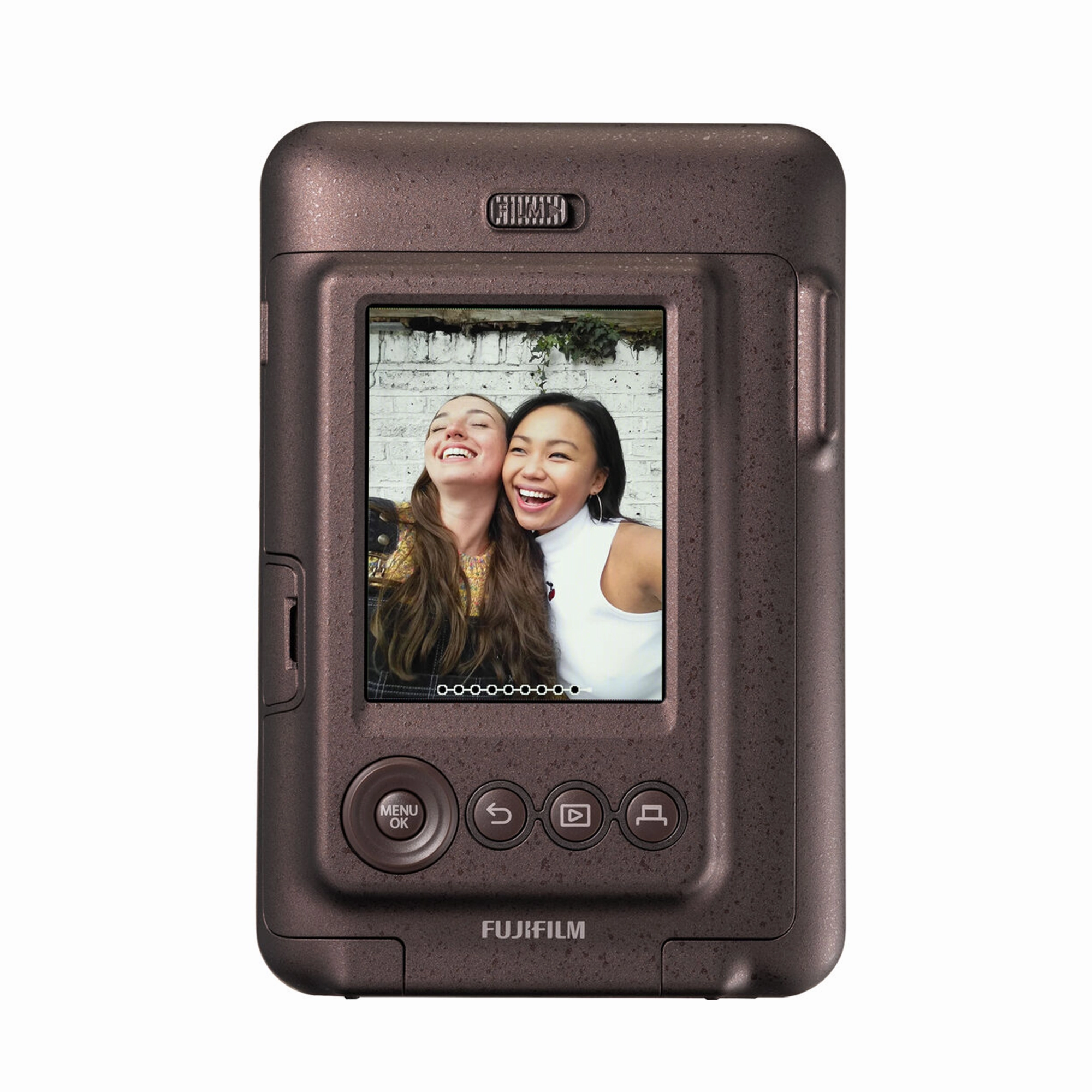 Fujifilm Instax Mini Liplay Hybrid Instant Camera - Deep Bronze