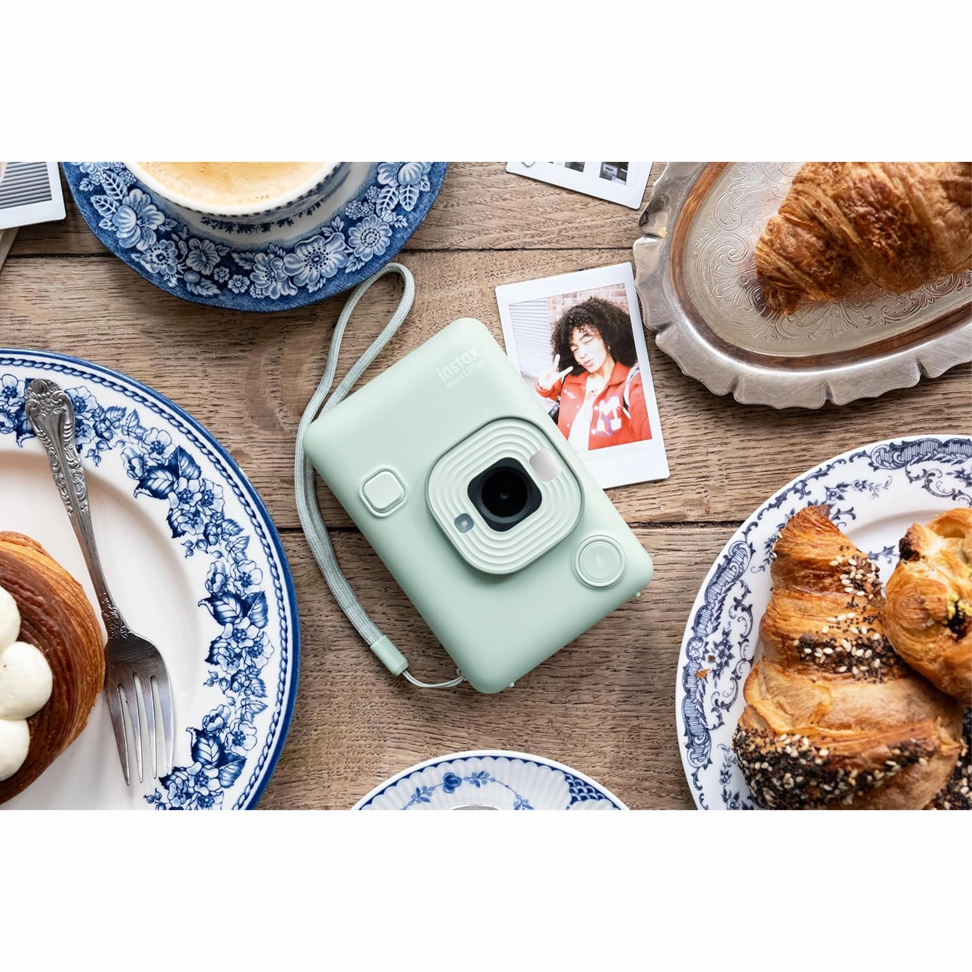 Fujifilm Instax Mini Liplay Hybrid Instant Camera - Matcha Green