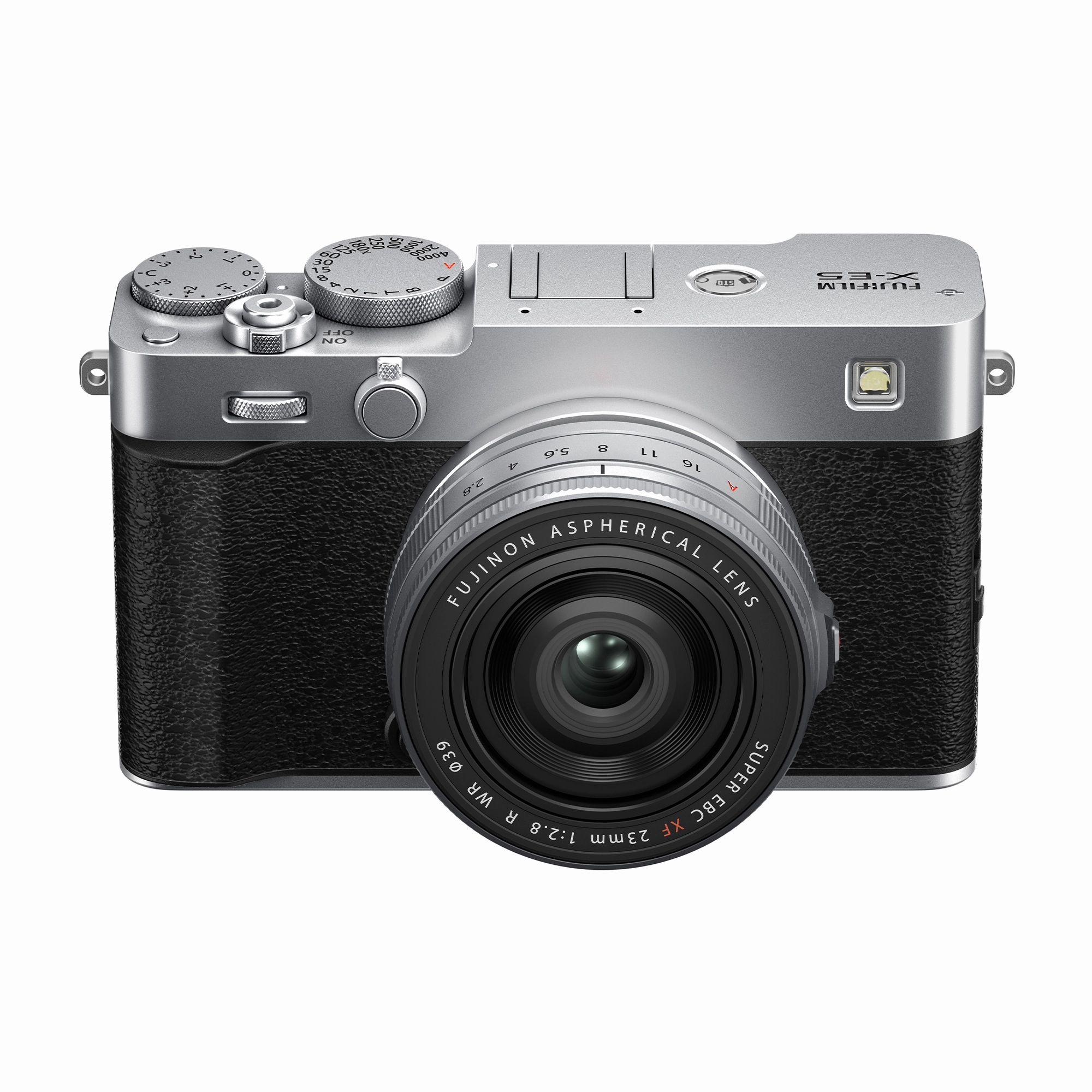 Fujifilm X-E5 Mirrorless Camera with XF 23mm f/2.8 R WR Lens - Silver