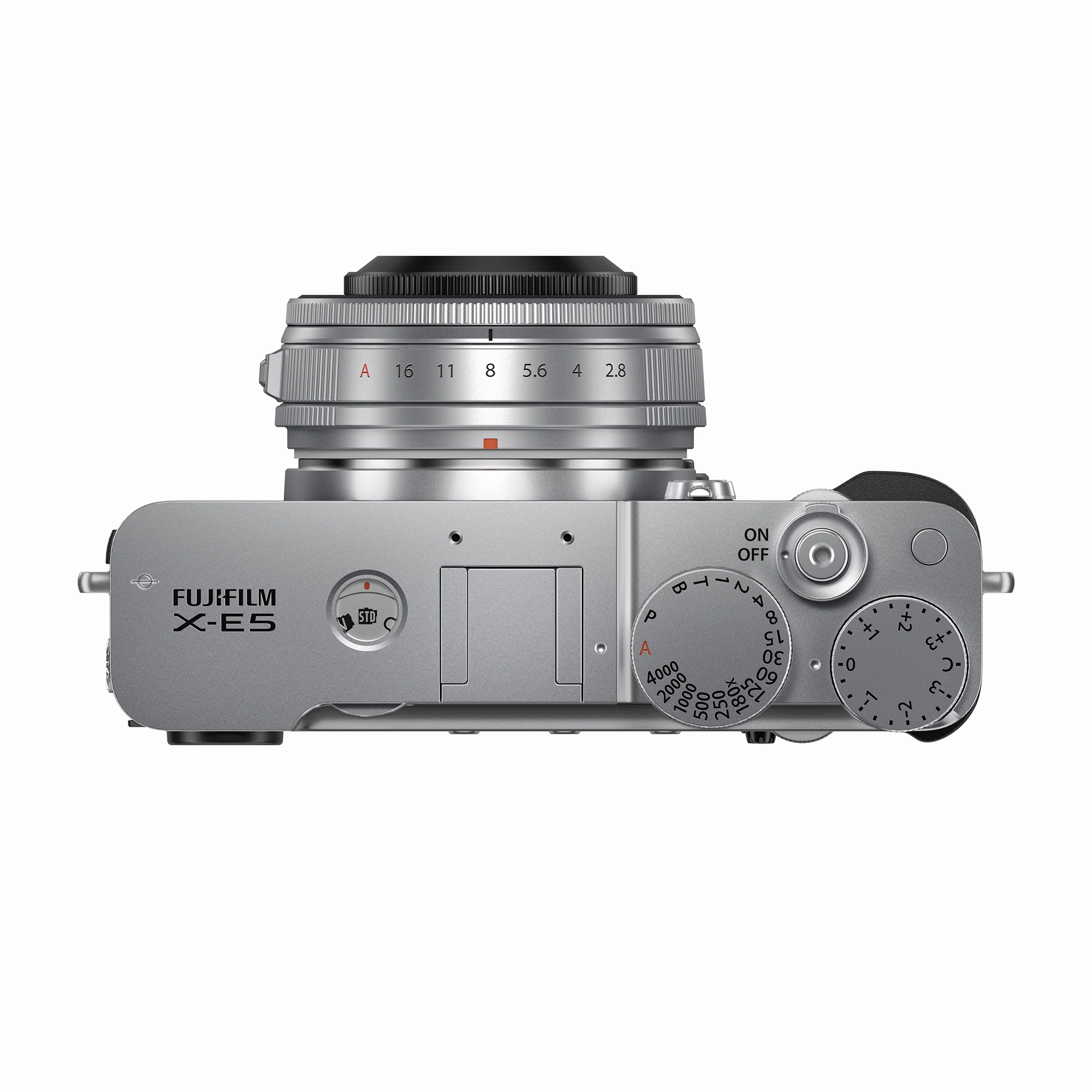 Fujifilm X-E5 Mirrorless Camera with XF 23mm f/2.8 R WR Lens - Silver