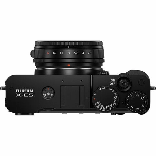 FUJIFILM X-E5 Mirrorless Digital Camera Body - Black with XF 23mm f/2.8 Lens