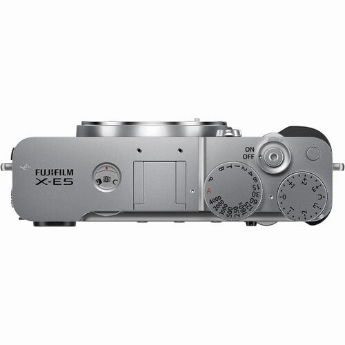 FUJIFILM X-E5 Mirrorless Digital Camera Body - Silver with XF 23mm f/2.8 Lens