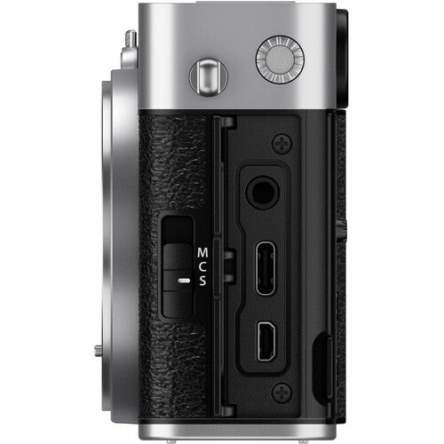 FUJIFILM X-E5 Mirrorless Digital Camera Body - Silver with XF 23mm f/2.8 Lens