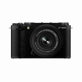 FUJIFILM X-M5 Mirrorless Camera Black with XC 15-45mm f3.5-5.6 OIZ PZ Lens Kit portrait photography