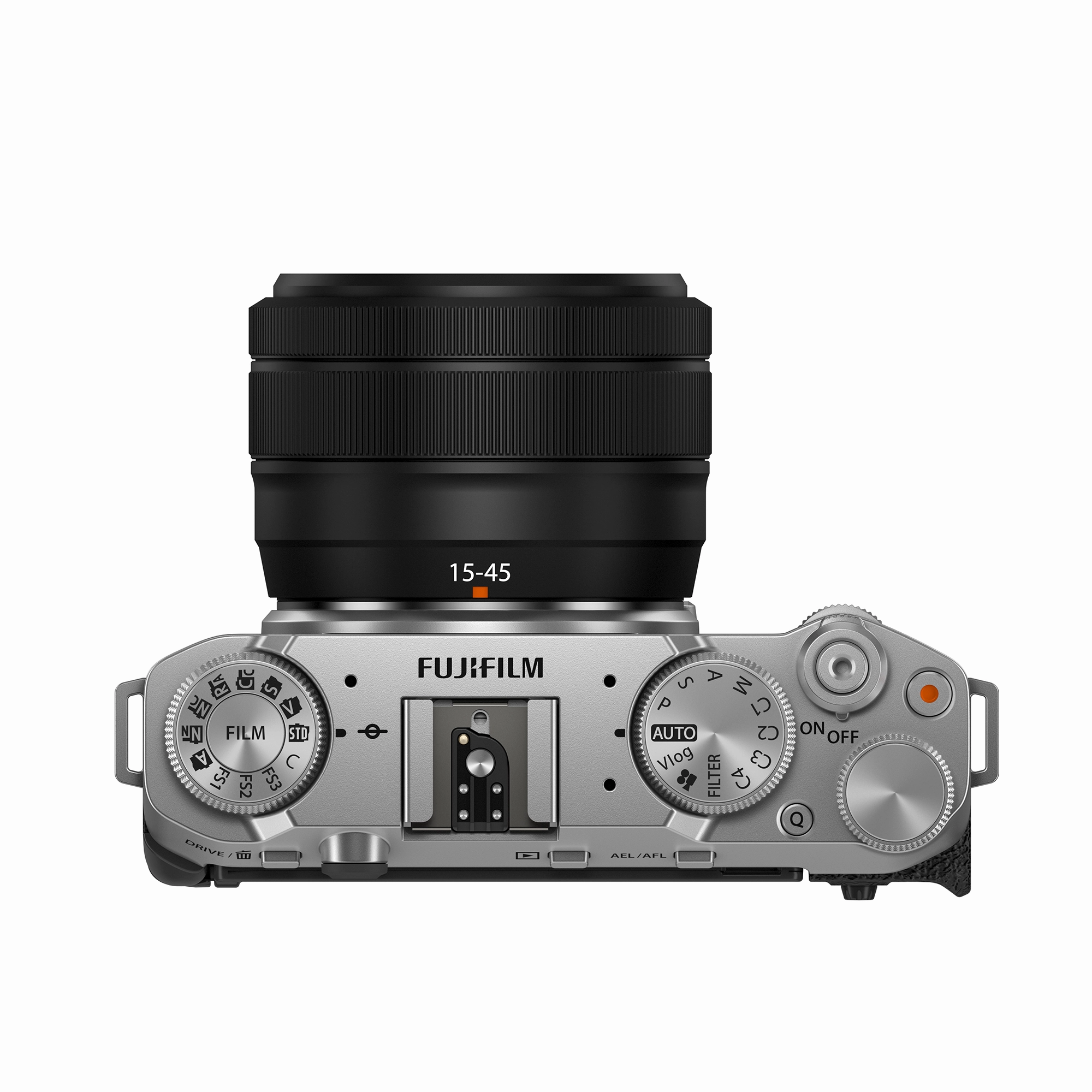 Fujifilm X-M5 Mirrorless Camera with XC 15-45mm f/3.5-5.6 OIS PZ Lens - Silver