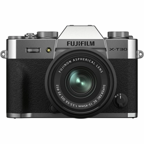 FUJIFILM X-T30 II Mirrorless Camera with XC 15-45mm OIS PZ Lens (Silver) portrait photography