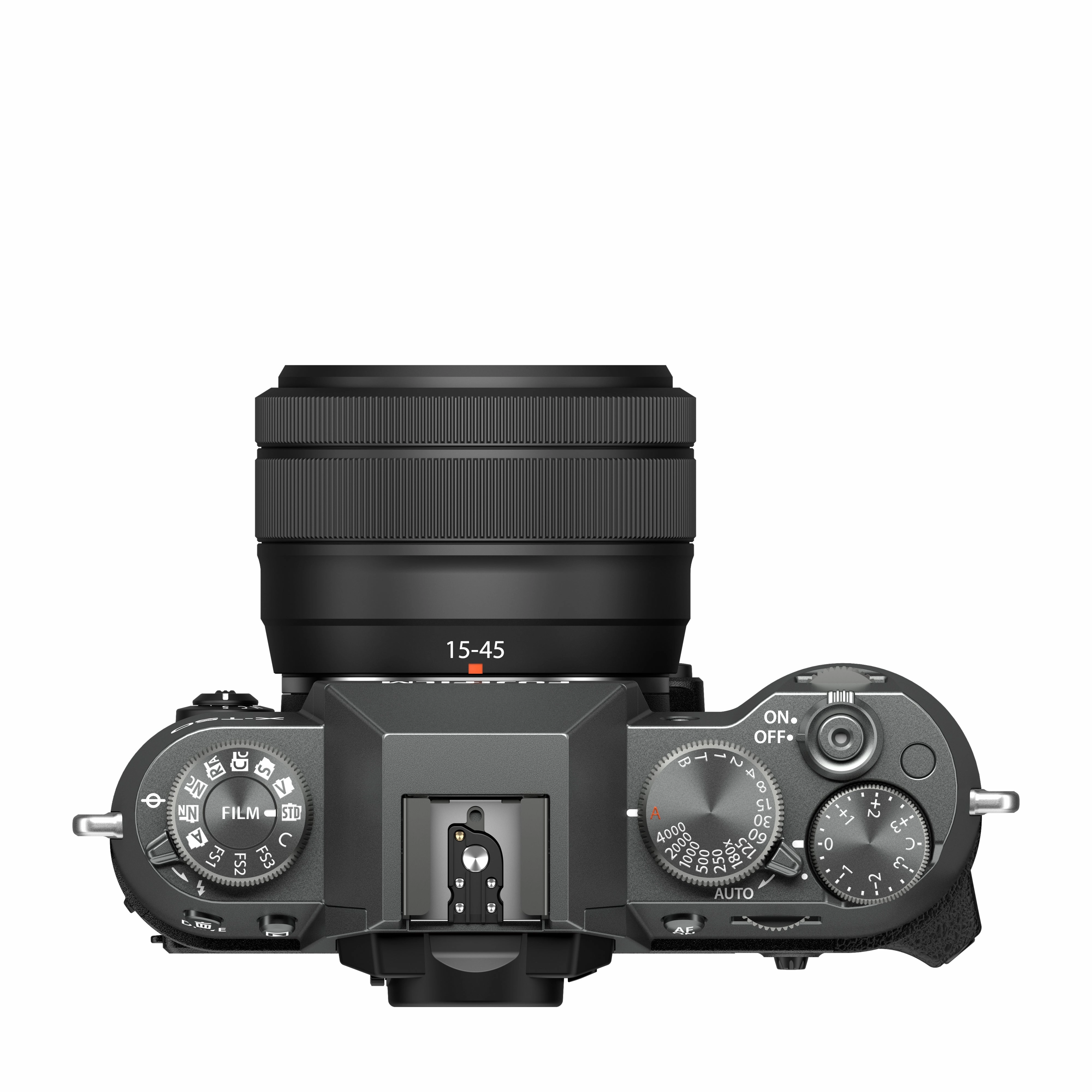 FUJIFILM X-T50 Mirrorless Camera (Charcoal Silver Body) with XC 15-45mm Lens Kit