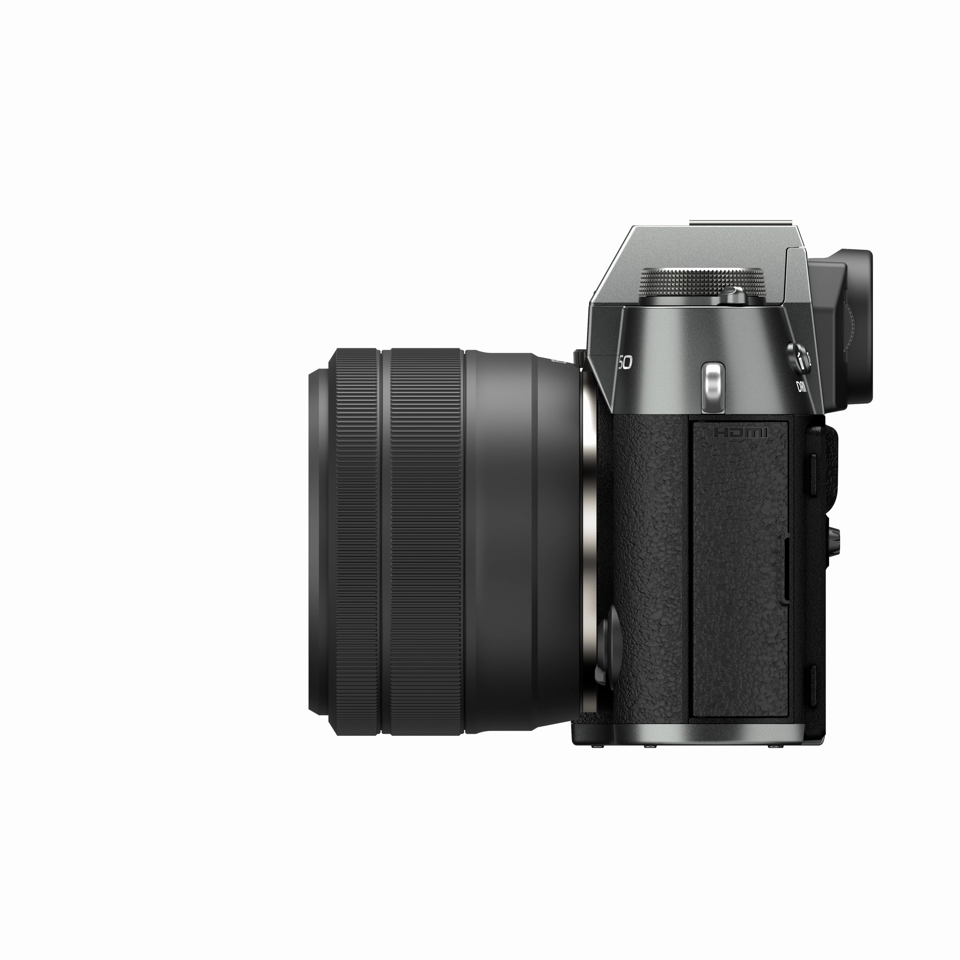 FUJIFILM X-T50 Mirrorless Camera (Charcoal Silver Body) with XC 15-45mm Lens Kit