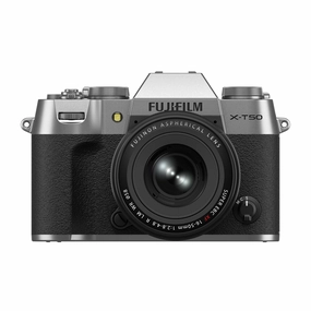 FUJIFILM X-T50 Mirrorless Camera (Silver Body) with XF 16-50mm f/2.8-4.8 R LM WR Lens Kit portrait photography