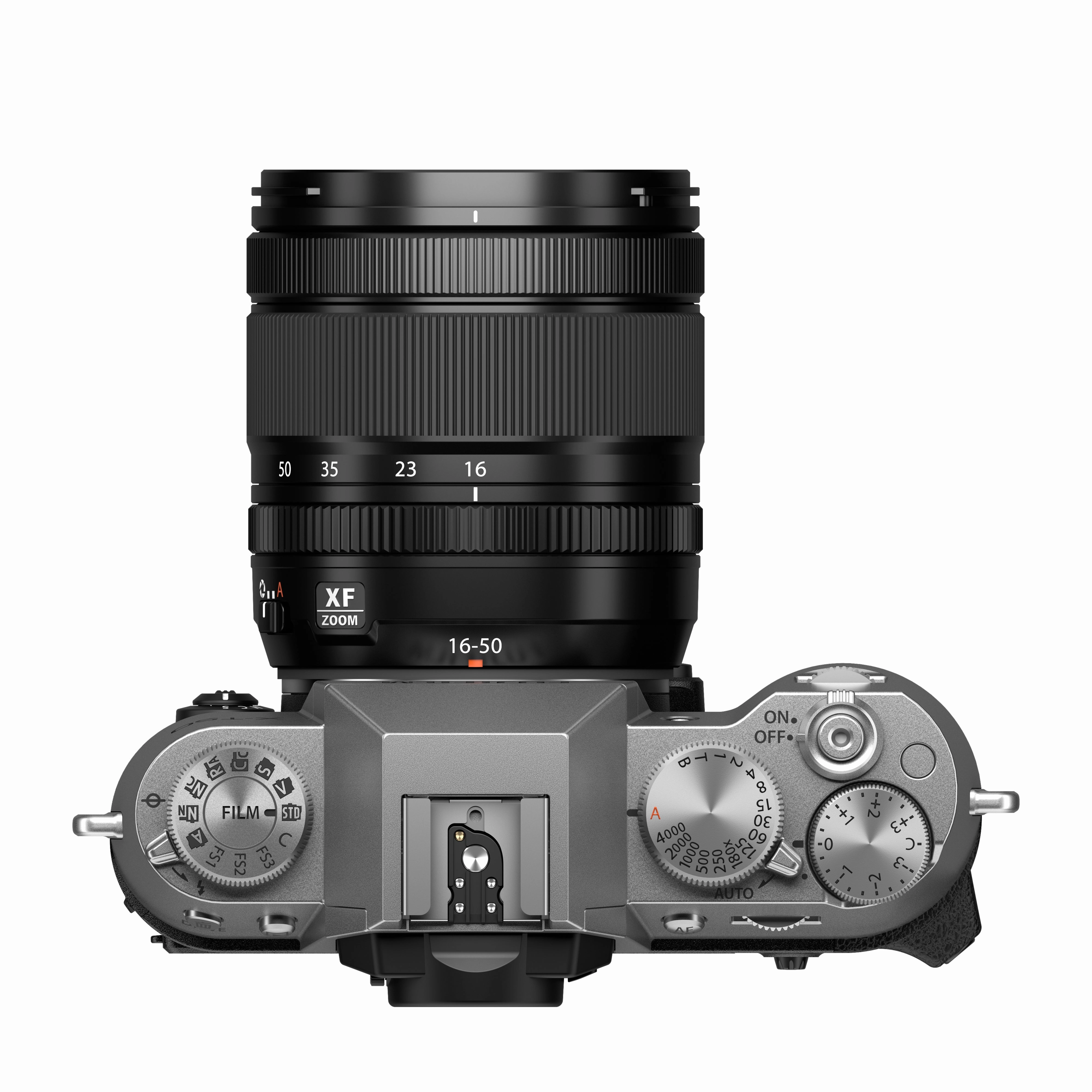 FUJIFILM X-T50 Mirrorless Camera (Silver Body) with XF 16-50mm f/2.8-4.8 R LM WR Lens Kit