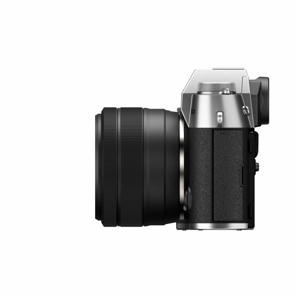 Fujifilm X-T50 Mirrorless Camera with XC 15-45mm f/3.5-5.6 OIS PZ Lens - Silver