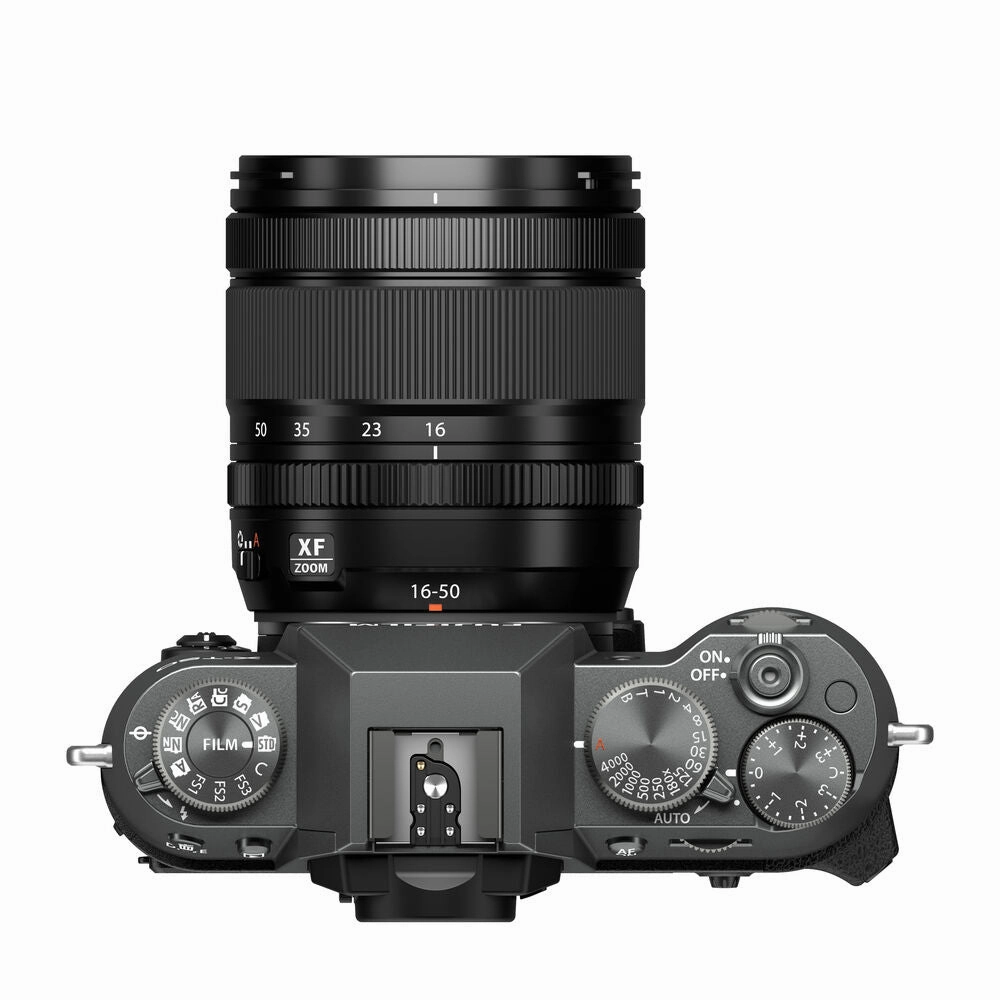 Fujifilm X-T50 Mirrorless Camera with XF 16-50mm f/2.8-4.8 R LM WR Lens - Charcoal Silver