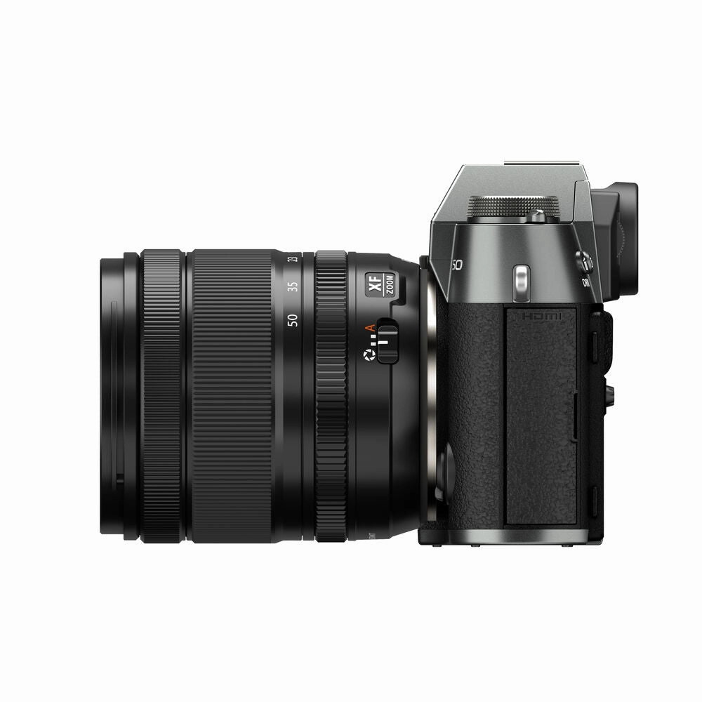 Fujifilm X-T50 Mirrorless Camera with XF 16-50mm f/2.8-4.8 R LM WR Lens - Charcoal Silver