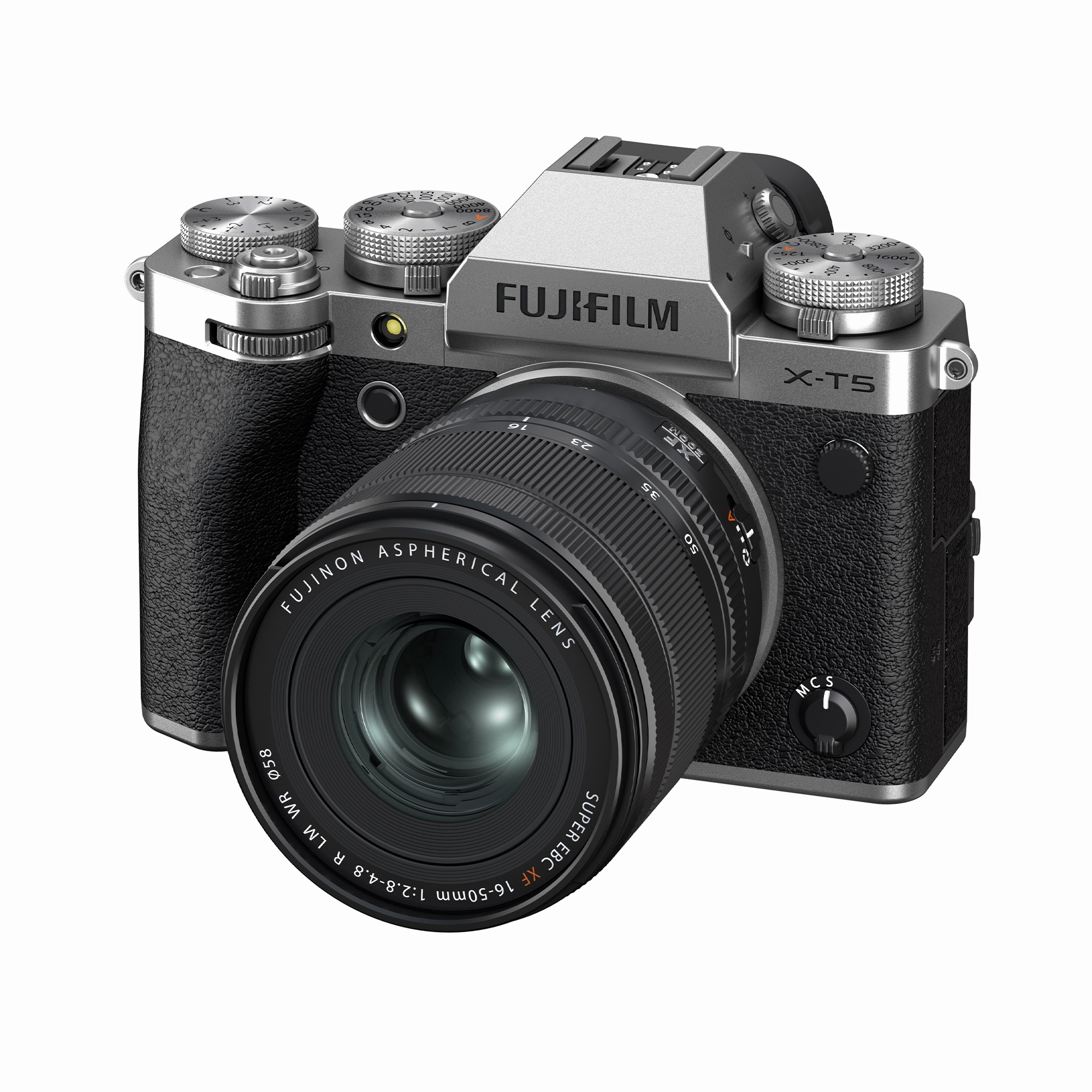 Fujifilm X-T5 Mirrorless Camera with XF 16-50mm f/2.8-4.8 R LM WR Lens - Silver