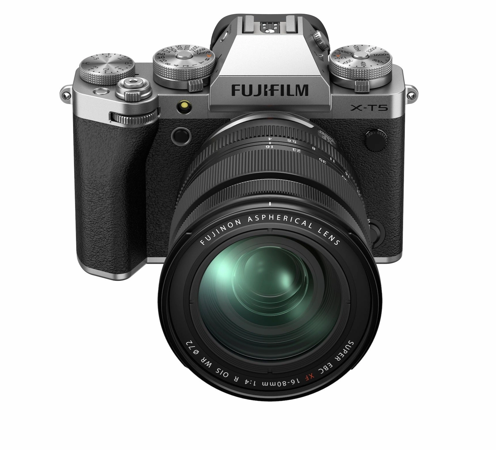 Fujifilm X-T5 Mirrorless Camera with XF 16-80mm f/4 R OIS WR Lens - Silver