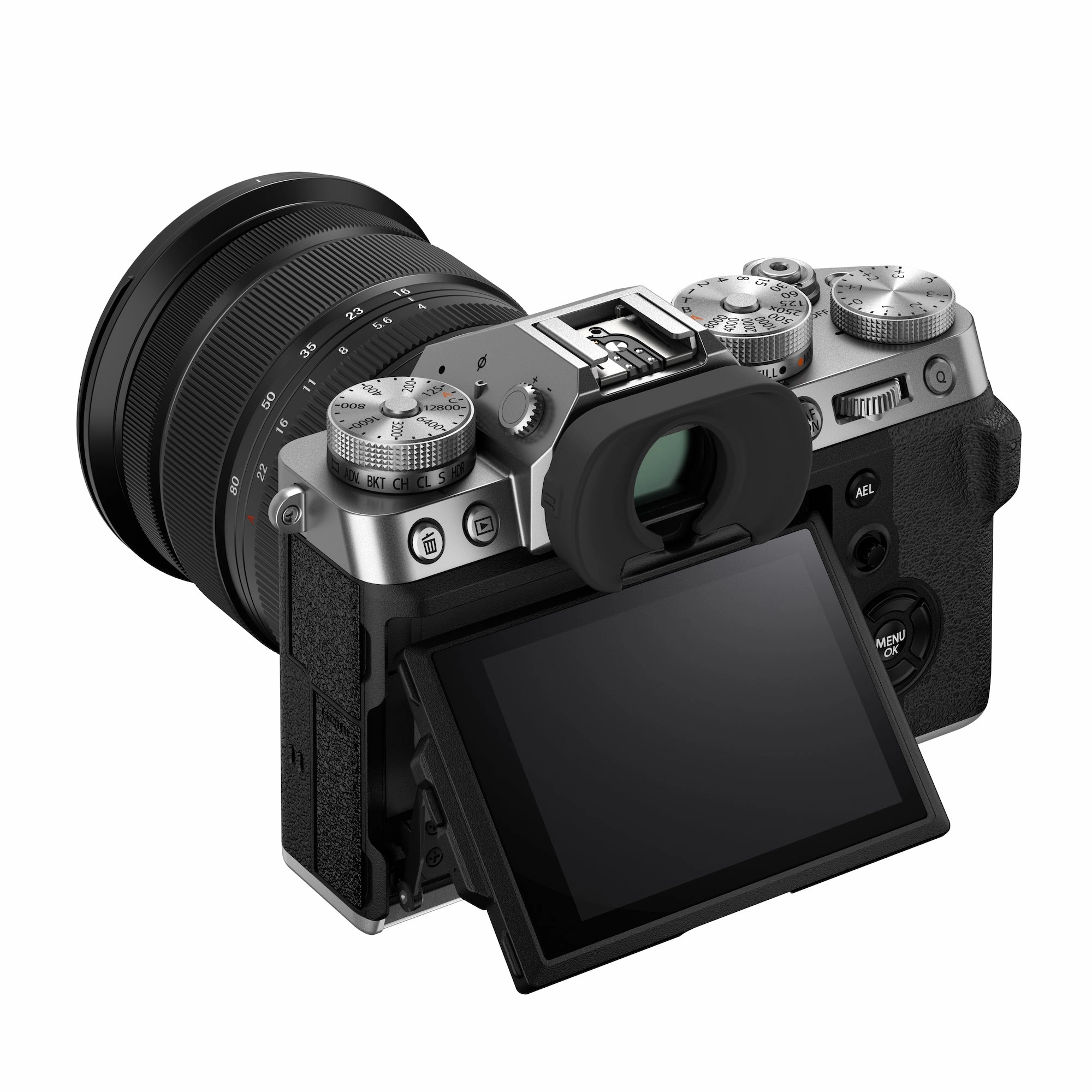 Fujifilm X-T5 Mirrorless Camera with XF 16-80mm f/4 R OIS WR Lens - Silver
