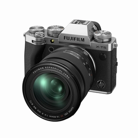 Fujifilm X-T5 Mirrorless Camera with XF 16-80mm f/4 R OIS WR Lens - Silver digital camera