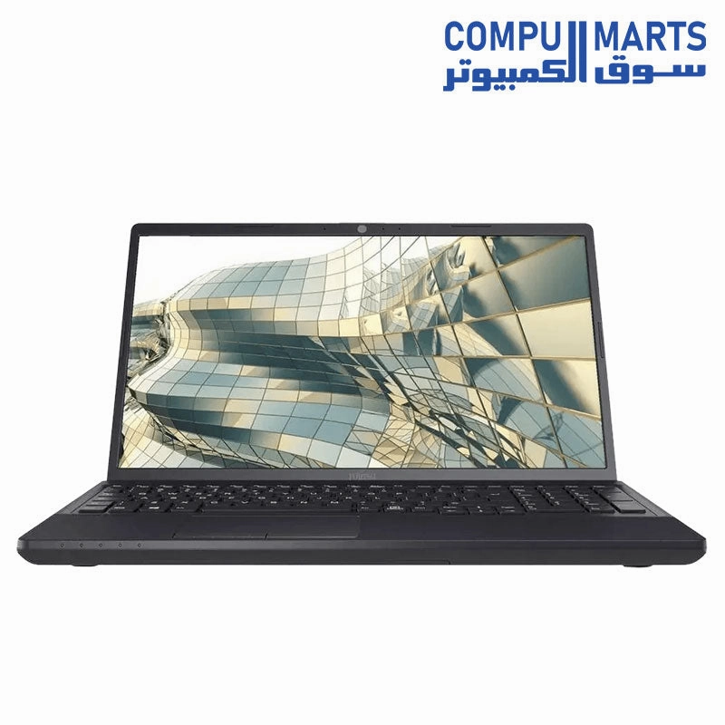 Fujitsu Lifebook A3511 Laptop, Intel Core i3-1115G4, 15.6 Inch FHD, 256GB SSD, 8GB RAM, Intel UHD Graphics, Dos - Black