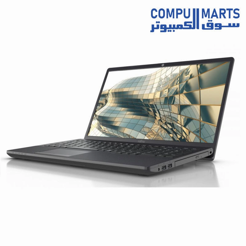 Fujitsu Lifebook A3511 Laptop, Intel Core i3-1115G4, 15.6 Inch FHD, 256GB SSD, 8GB RAM, Intel UHD Graphics, Dos - Black